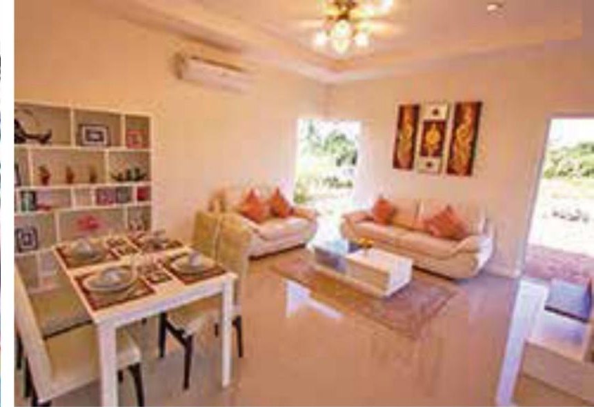 Living and dining area