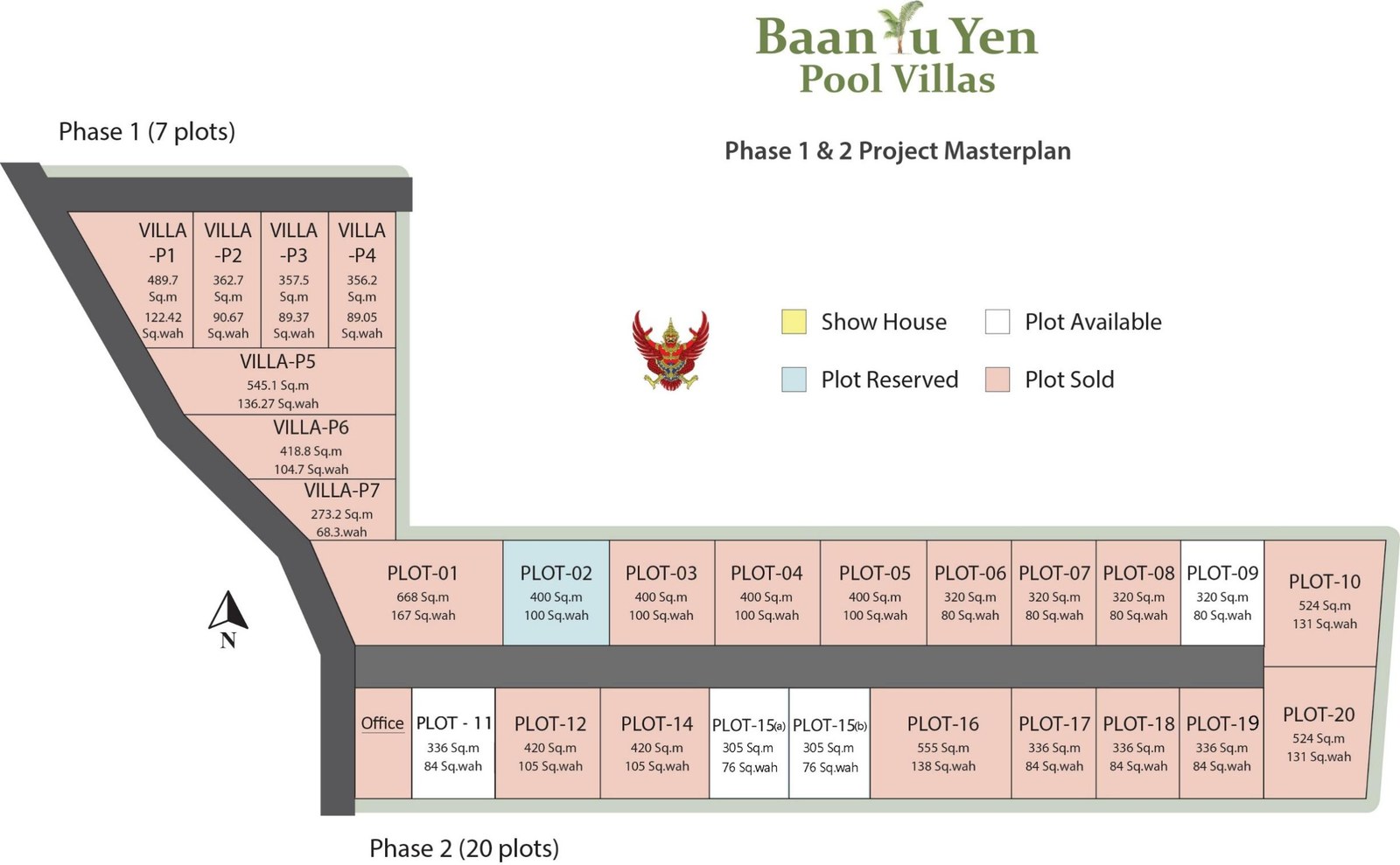 Baan Yu Yen Phase 1 and Phase 2 master plan